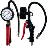 tyre inflator with pressure gauge