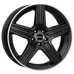Alloy Wheel MAK Lewis-D Gloss Black Mirror Ring 11x21" 5x112 ET49 middle hole 66.6