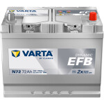 battery 72Ah 760A 261x175x218.5/p+ EFB start-stop system
