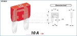fuse 10A flat MINI 50pc (57476610)