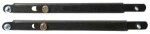 additional light support Slotted black 2pc m+