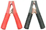 jumper cable clamps 120a 2pc black/ red