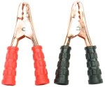 jumper cable clamps 250a 2pc black/ red
