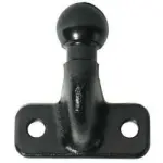 tow bar ball with holes 2xm16 mounting. 90mm m+( Tow bar)