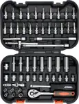 socket- bits set 1/4" 56- pc