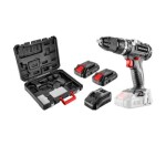  58G020-SET2 / e+ set: brushless cordless drill with impact 18v, li-ion, 13 mm, 2 x 2ah batteries, charger, case