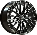 Alloy Wheel Fondmetal 1972 Glossy Black Machined 9x20" 5x112 ET41 middle hole 66.5