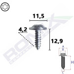 mounting fastener fits: audi