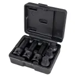 6 pc. 1/2" xzn 12-star and torx impact bits set jbm