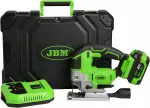 20v battery saw (tikkasaag) set. without brushes. +4.0ah+ charger jbm