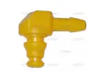 Ülevoolu coupling ühesuunaline, 90° (plastic)