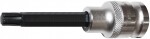 1/2" long socket bit ribe torx m7. 100mm triumf