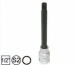 12- star bit xzn m10 140mm long 1/2" in socket triumf