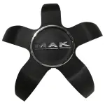 MAK Wheel Cap 8010002040 Invidia Deluxe Black 1 pcs