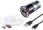 cigarette lighter to seat rapid charger usb 12v/24v + usb cable wayme