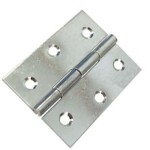 hinge 76X76mm zinc