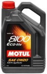 Fully synthetic oil MOTUL 0W-20 8100 ECO-LITE 5L