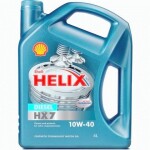 semi synthetic oil SHELL 10W-40 HELIX diesel / HX7 4L