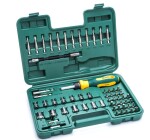 set sockets I screwdriver adapters 1/4" 60CZ.case
