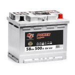 battery POWEP+ MAP P+ 58AH 500A