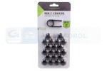 covers NA screws 17 MM, black, 20 pc
