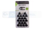 covers NA screws 17 MM, CHROM, 20 pc