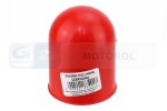 car trailer towing hook ball cover red