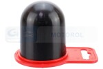 car trailer towing hook ball cover black BLISTER