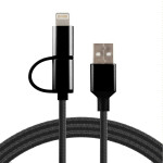 cable USB A 2.0/2W1 - 2.0A 1.5M