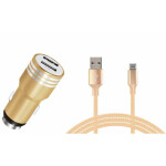 set charger 2 X USB 2.4A + cable MICRO