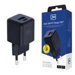ŁADOWARKA 20W QC4+ PD PPS USB 1A1C BLACK EU