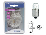 Metallsokliga BULB 6V 4W (BA9s)