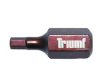 Hexagonal bit 4MM short, S2 MAT. (130T) TRIUMF