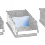 Intermediate plate for shelf box 1950 