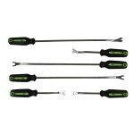6 pc. upholstery- and panel removers set "composite" jbm