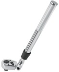 1/2" ratchet with telescopic handle and flex head, 350-490mm 13220