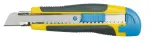 knife 18 mm break-off blade, rubber handle