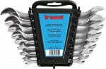 8pc. sheet-Open End Wrench set 6-32mm. plastic holder triumf