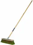 street Brush nylon bristles. metal scraper. wooden handle 1600x500mm us50 big