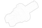 OE NISSAN 79916-JD00A / upholstery dowel (attachment to the flap) fits: nissan note, qashqai i, qashqai ii 03.06-