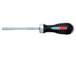 Ratcheting screwdriver+bits 6pcs PH1/2, PZ1/2, SL4,5/5,5