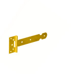 VÄRAVAHING T ZBL KOLANE zinc 200*32*65 Ø5MM