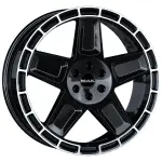 Alloy Wheel MAK Trek Gloss Black Mirror Ring 9x20" 6x139.7 ET55 middle hole 93.1