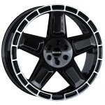 Alloy Wheel MAK Trek Gloss Black Mirror Ring 9x20" 6x139.7 ET55 middle hole 95.1