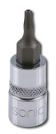 SONIC socket hex profil TORX T15 mm 1/4"