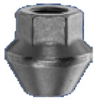 nut m12x1,50/27,5/19 (open, big cone, p27,5, ch19) ford oe