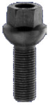 bolt pk14x1.50/34/17 (ball r14, p57.5, ch17), black, vw, mb.
