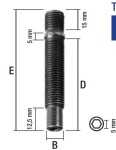 Stud tp12x1,5/80 (p80) pra80