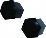 ending nut cover black. ch17. 1pc (b70001)