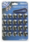 nut cover, black, ch21, 20pc.+ Wrench, blister (bv21-000)